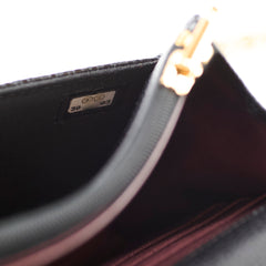 Chanel Caviar WOC Wallet On Chain Black