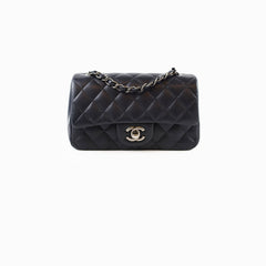 Chanel Mini Rectangular Caviar Dark Navy