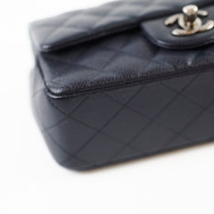 Chanel Mini Rectangular Caviar Dark Navy