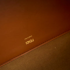 Fendi Sunshine Medium Shopping Tote Brown