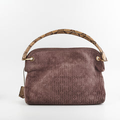 Louis Vuitton Monogram Suede Python Whisper Bag