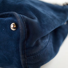 Chanel Blue Calfskin Tote