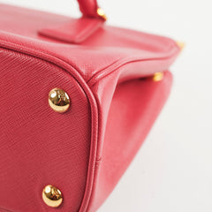 Prada Small Saffinao Tote Pink
