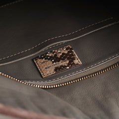Louis Vuitton Monogram Suede Python Whisper Bag