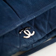 Chanel Blue Calfskin Tote