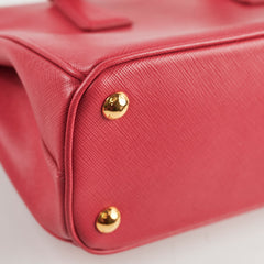 Prada Small Saffinao Tote Pink