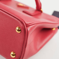 Prada Small Saffinao Tote Pink