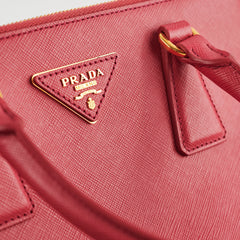 Prada Small Saffinao Tote Pink