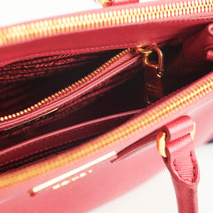 Prada Small Saffinao Tote Pink