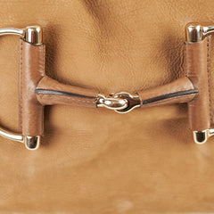 Gucci Horsebit Hobo Shoulder Bag Brown