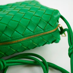 Bottega Veneta Mini Loop Green Crossbody