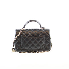 Chanel Mini Rectangular Top Handle Black Lambskin CGHW