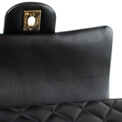 Chanel Mini Rectangular Top Handle Black Lambskin CGHW