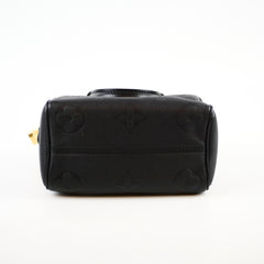 Louis Vuitton Speedy Bandoulière 20 Black Empreinte Leather