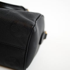 Louis Vuitton Speedy Bandoulière 20 Black Empreinte Leather