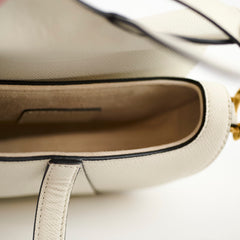 Christian Dior Saddle Mini Ivory