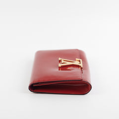 Louis Vuitton Louise MM Red Vernis Clutch