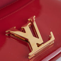 Louis Vuitton Louise MM Red Vernis Clutch