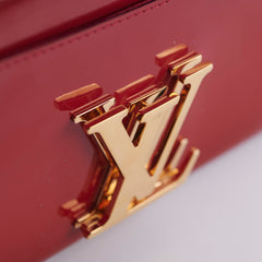 Louis Vuitton Louise MM Red Vernis Clutch