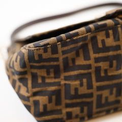 Fendi Canvas Mamma Baguette Shoulder