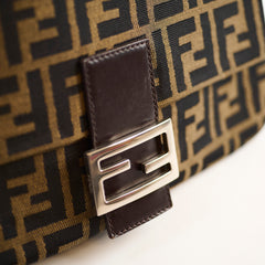 Fendi Canvas Mamma Baguette Shoulder