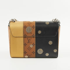 Louis Vuitton Twist MM Black / Monogram / Gold