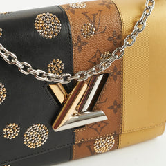 Louis Vuitton Twist MM Black / Monogram / Gold
