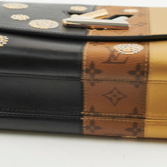Louis Vuitton Twist MM Black / Monogram / Gold