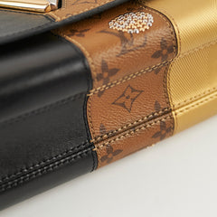 Louis Vuitton Twist MM Black / Monogram / Gold