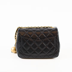 Chanel Pearl Crush Black Lambskin GHW Microchip