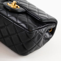 Chanel Pearl Crush Black Lambskin GHW Microchip
