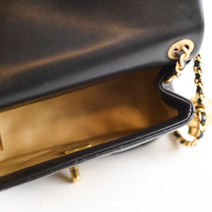 Chanel Pearl Crush Black Lambskin GHW Microchip