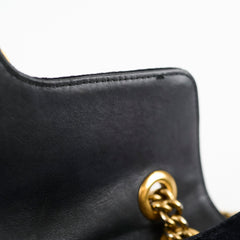 Gucci Small GG Marmont Velvet Black