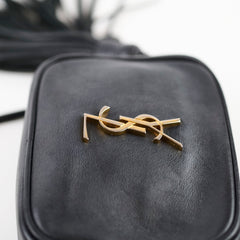 Saint Laurent YSL Mono Pouch Dark Grey