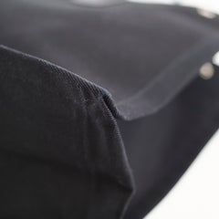Saint Laurent Rive Gauche Tote Canvas Black