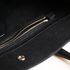 Saint Laurent Rive Gauche Tote Canvas Black