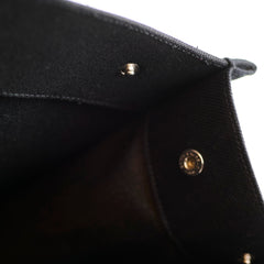 Saint Laurent Rive Gauche Tote Canvas Black
