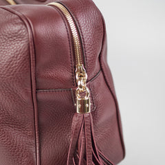 Gucci Soho Medium Chain Bag Burgundy