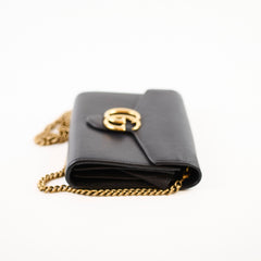 Gucci Gucci Marmont Wallet On Chain Black