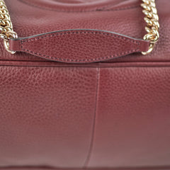 Gucci Soho Medium Chain Bag Burgundy