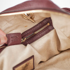 Gucci Soho Medium Chain Bag Burgundy