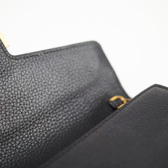 Gucci Gucci Marmont Wallet On Chain Black