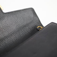 Gucci Gucci Marmont Wallet On Chain Black