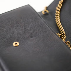 Gucci Gucci Marmont Wallet On Chain Black