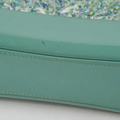 Chanel Medium Gabrielle Green Tweed/PVC- Series 25