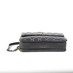 Chanel Trendy CC Medium Lambskin Black Quilted - Series 24