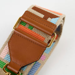 Fendi FF Jacquard Canvas Strap Multiclour