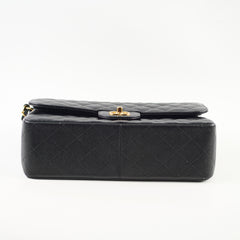 Chanel Classic Double Flap Jumbo Black Caviat GHW 24 Series