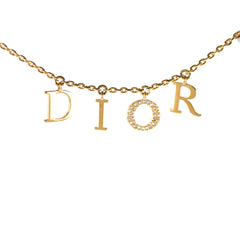 Christian Dior Gold Necklace Costume Jewellery