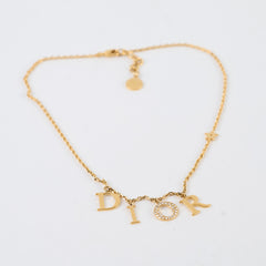Christian Dior Gold Necklace Costume Jewellery